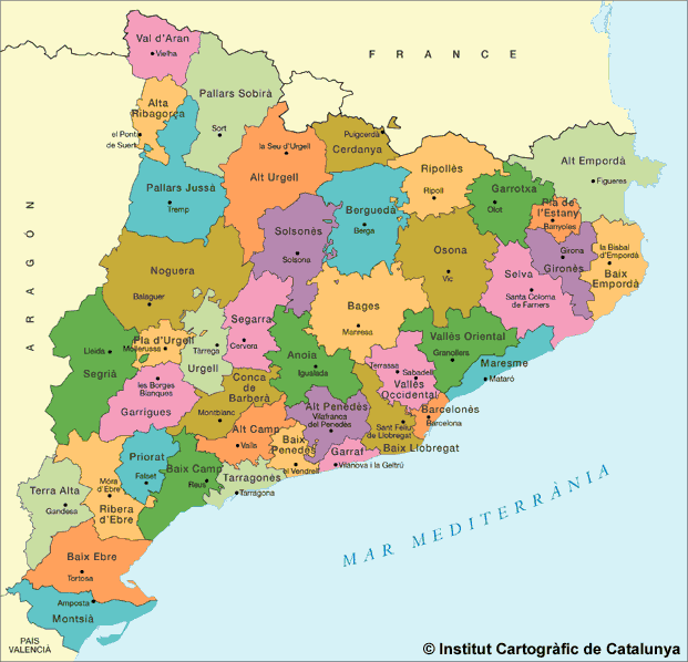 Comarques de Catalunya