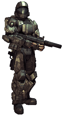 Rookie (Personaje de Halo 3 ODST).gif
