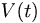 \ V (t)