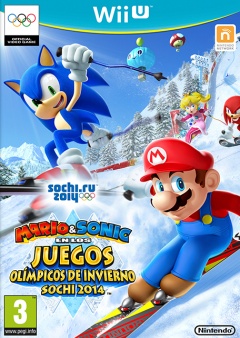 Portada de Mario & Sonic en los JJOO de invierno - Sochi 2014