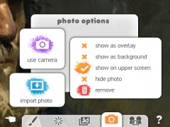 Pantalla opciones de foto juego Colors!3D Nintendo 3DS..jpg