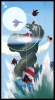 Arte conceptual anguila juego Donkey Kong Country Returns Wii Nintendo 3DS.jpg