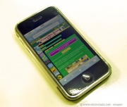 iPhone mostrando el navegador Safari