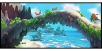 Arte conceptual isla cangrejos juego Donkey Kong Country Returns Wii Nintendo 3DS.jpg