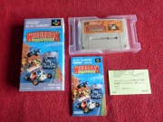 Stunt Race FX-Wild Trax (Super Nintendo NTSC-J) fotografia portada-manual y cartucho.jpg