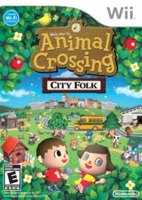 Caratula Animal Crossing Let's Go To The City - Videojuego de Wii.jpg