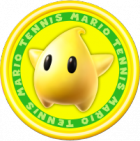 Logo personaje Luma juego Mario Tennis Open Nintendo 3DS.png