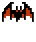 Sprite animado enemigo murcielago juego Castlevania II NES.gif