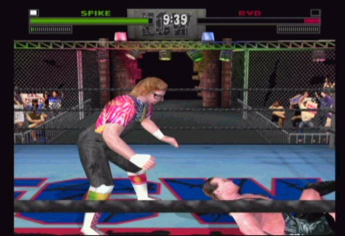 Archivo:ECW Hardcore Revolution (Dreamcast) juego real 002.jpg