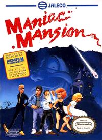 Portada de Maniac Mansion