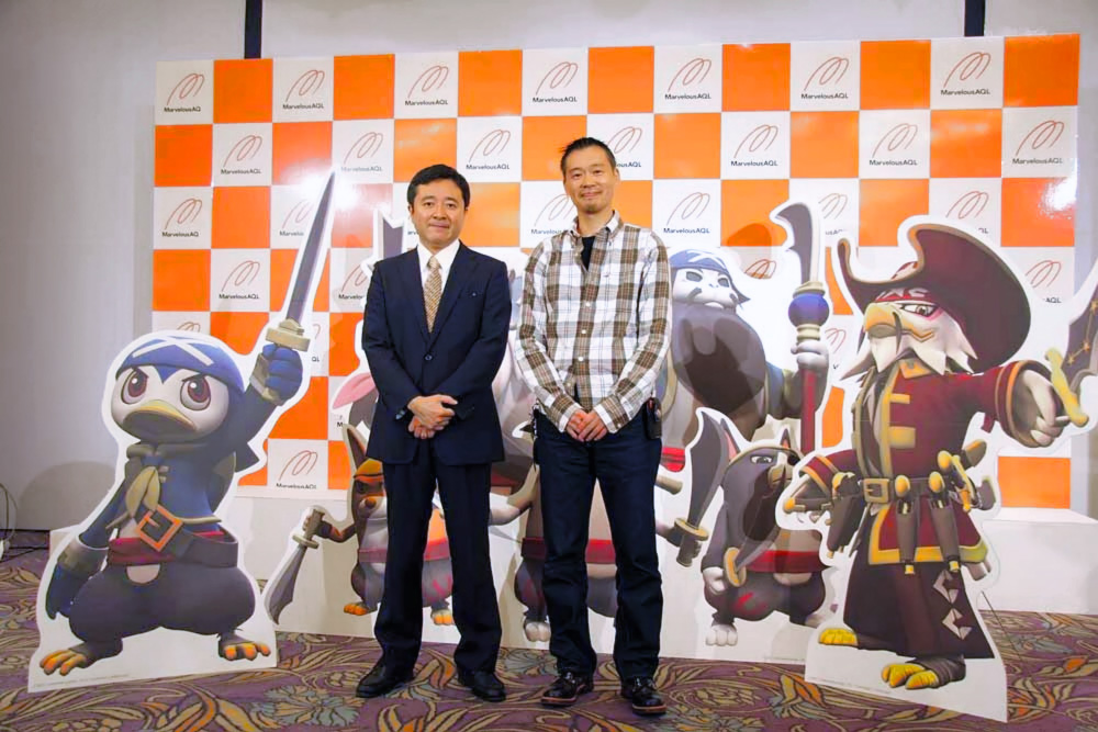 Toshinori Aoki y Keiji Inafune