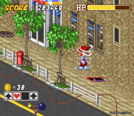 Archivo:Kid Klown in Crazy Chase (Super Nintendo) juego real 002.jpg