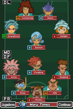 Inazuma Eleven 2 - Alineación ~ Mary Times.png