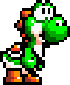 Sprite personaje Yoshi juego Yoshi's Island SNES.png