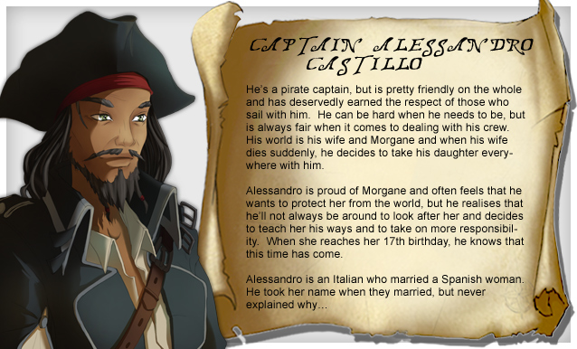 Archivo:Captain Morgane and the Golden Turtle Personaje Alessandro Castillo.jpg