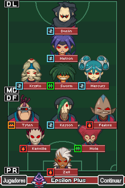 Inazuma Eleven 2 - Alineación ~ Épsilon Plus.png