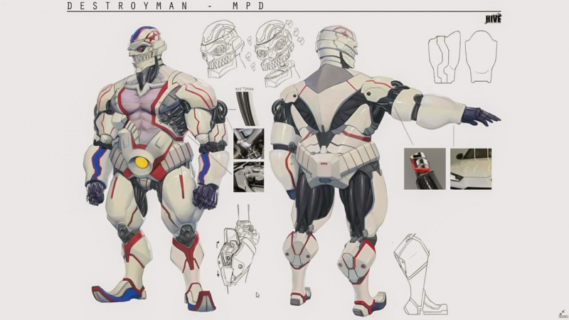 Archivo:Concepto personaje Destroyman No More Heroes III NSW.jpg