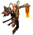 Render cazador espada y escudo juego Monster Hunter 4 Nintendo 3DS.png