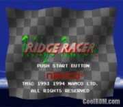 Ridge Racer playstation pantalla bienvenida.jpg