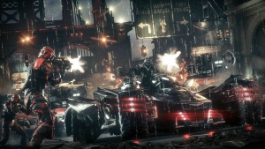 Batman Arkham Knight - Batmovil vs AK.jpg