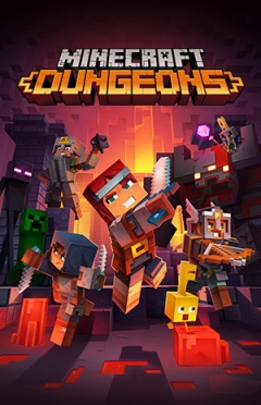 Portada de Minecraft Dungeons