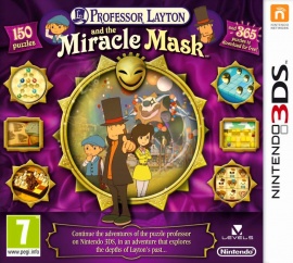 Portada de El profesor Layton y la máscara de los prodigios