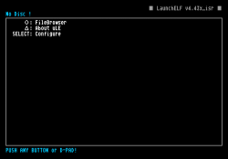 Captura de wLaunchELF