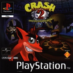 Portada de Crash Bandicoot 2: Cortex Strikes Back