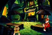 Discworld II Playstation juego real Rincewind y Equipaje.jpg