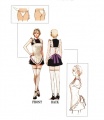 Aya Brea bocetos Apron Dress juego The 3rd Birthday.jpg
