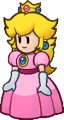 Sprite personaje Peach juego Paper Mario La Puerta Milenaria GC.png