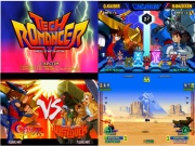 Tech Romancer (Dreamcast) composición de imágenes juego real y pantalla de inicio.jpg