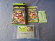 Mickey Mania The Timeless Adventures of Mickey Mouse (Super Nintendo NTSC-J) fotografia caratula delantera-cartucho-manual.jpg