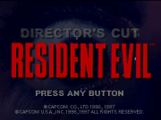 Resident Evil director´s cut (Playstation) pantalla inicio.png