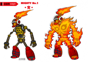 Mighty No. 9 - Arte conceptual - Mighty No. 1.png