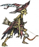 Enemigo esqueleto arquero juego Grand Knights History PSP.jpg