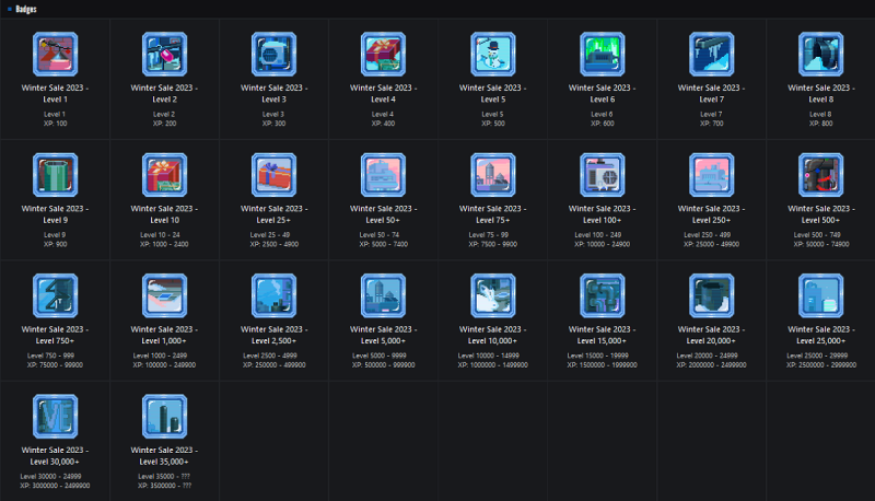 Archivo:Insignia rebajas steam invierno 2023.png