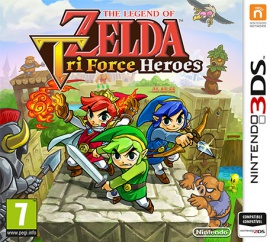 Portada de The Legend of Zelda: Tri Force Heroes