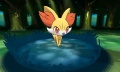 Pantalla acción Fennekin 01 juego Pokémon X Y Nintendo 3DS.jpg