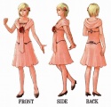 Ilustración personaje Eve Brea traje boda juego PSP The 3rd Birthday.jpg