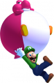 New Super Mario Bros. U Bebé Yoshi Globo Y Luigi.png