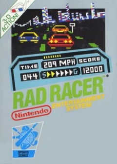 Portada de Rad Racer