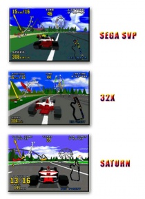 Versiones de Virtua Racing en las consolas de Sega.