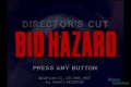 Biohazard Directors Cut (Playstation) pantalla de inicio (fuente-Mobygames).jpg
