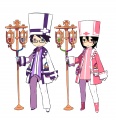 Arte personajes niños de las estrellas magos juego Conception PSP.jpg
