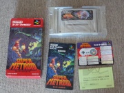 Super Metroid (Super Nintendo NTSC-J) fotografia portada-cartucho y contenido.jpg