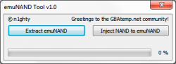 Captura de emuNAND Tool