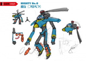 Mighty No. 9 - Arte conceptual - Mighty No. 6.jpg