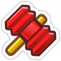 Pegatina Eekhammer juego Paper Mario Sticker Star Nintendo 3DS.png