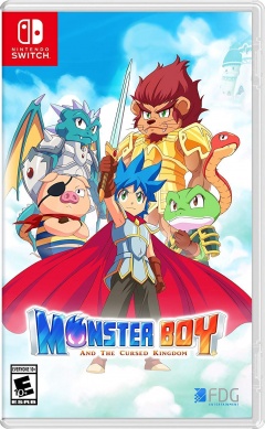 Portada de Monster Boy and the cursed kingdom